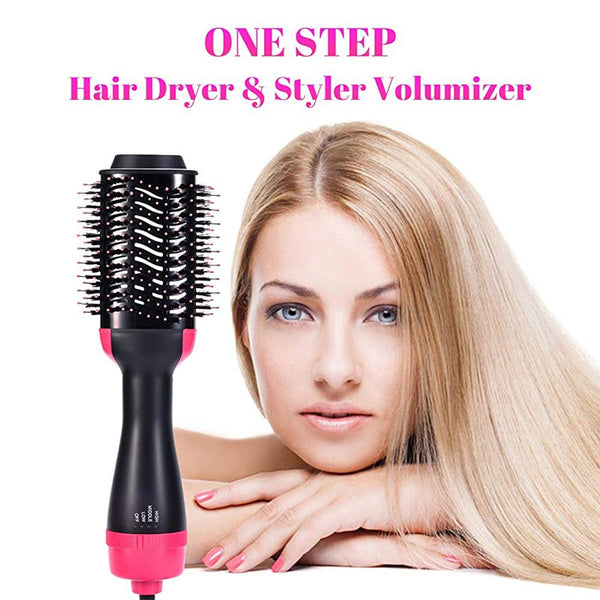 3 in 1 Hot Air Brush | Hair Dryer, Volumizer & Straightener Styling Tool for Smooth & Shiny Hair