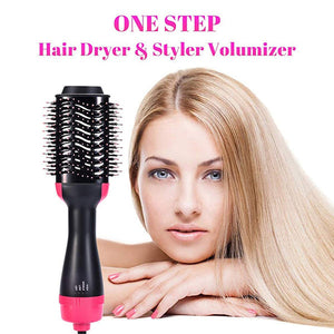 3 in 1 Hot Air Brush | Hair Dryer, Volumizer & Straightener Styling Tool for Smooth & Shiny Hair