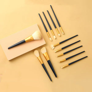 12Pcs Embroz Makeup Brush Set | Professional Cosmetic Brushes for Foundation, Eyeshadow, Blending & Contouring