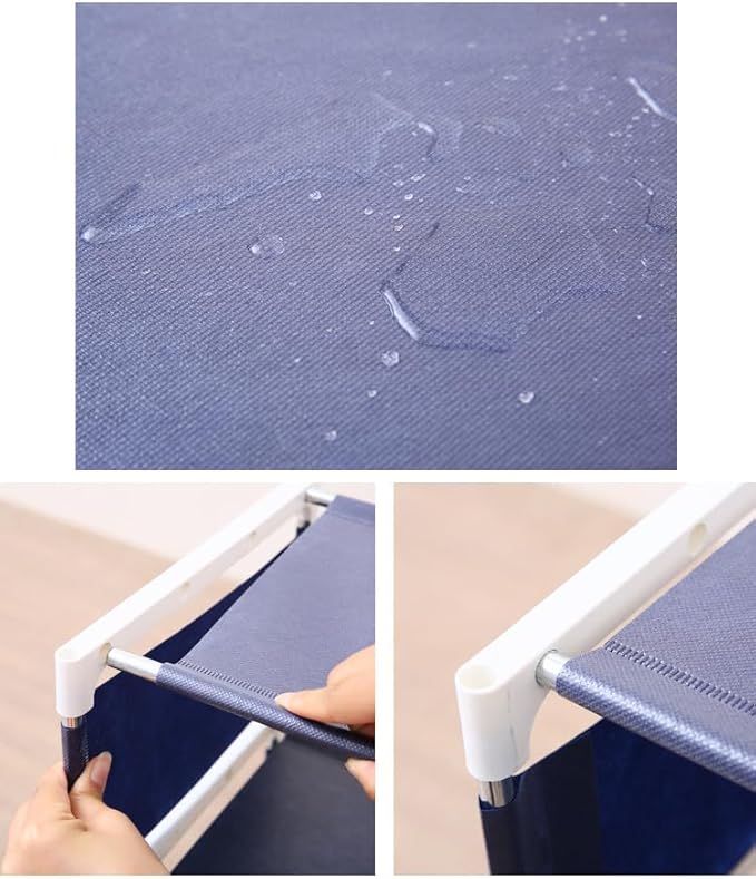 4-Layer Shoe Rack | Oxford Fabric Storage Organizer