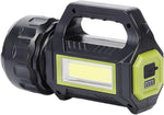 30W High Power LED Search Light | 20000mAh Rechargeable Waterproof Flashlight with Solar Charging & Lithium Battery