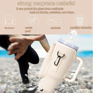 Water Bottle Carrier Bag for Stanley Tumbler – Adjustable Strap, Durable & Portable Holder for 40oz/30oz Tumblers – Travel & Outdoor Friendly