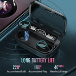 M10 Wireless Bluetooth Earbuds | LED Power Display, HiFi Stereo Sound, Noise Cancellation & Long Battery Life