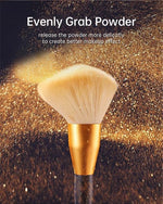 12Pcs Embroz Makeup Brush Set | Professional Cosmetic Brushes for Foundation, Eyeshadow, Blending & Contouring