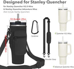Water Bottle Carrier Bag for Stanley Tumbler – Adjustable Strap, Durable & Portable Holder for 40oz/30oz Tumblers – Travel & Outdoor Friendly