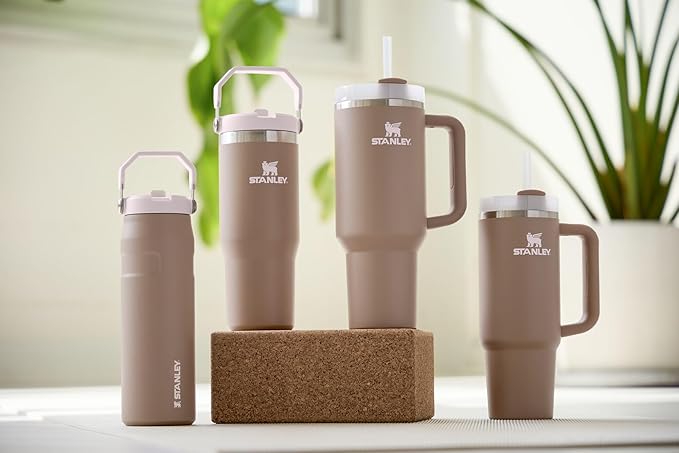 Stanley 40oz Flowstate™ Quencher Tumbler with Straw | Leak-Proof Stainless Steel Water Bottle, Hot & Cold Reusable Thermos for Travel, Gym & Daily Use