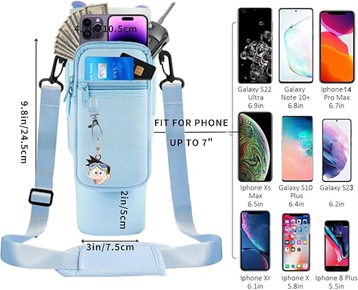 Water Bottle Carrier Bag for Stanley Tumbler – Adjustable Strap, Durable & Portable Holder for 40oz/30oz Tumblers – Travel & Outdoor Friendly