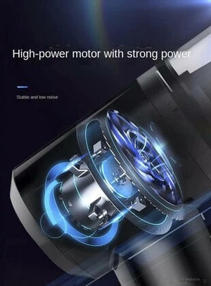 High-power motor with strong power and stable low noise on a dark background