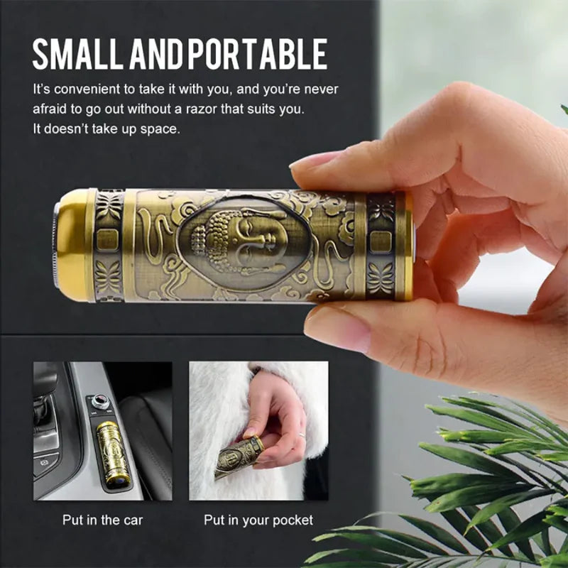 T8 Men’s Shaver Rechargeable Portable Trimmer | Electric Beard & Hair Clipper with Precision Blades