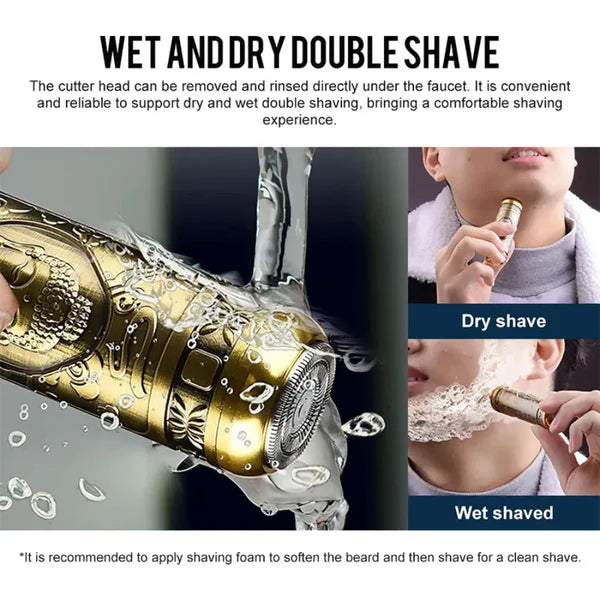 T8 Men’s Shaver Rechargeable Portable Trimmer | Electric Beard & Hair Clipper with Precision Blades