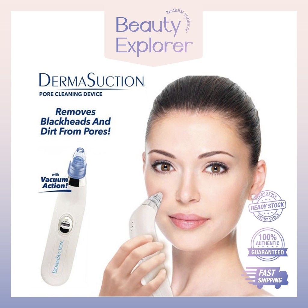 Derma-Suction Facial Pore Cleanser | Blackhead Remover, Acne Extractor & Deep Pore Vacuum Suction Tool