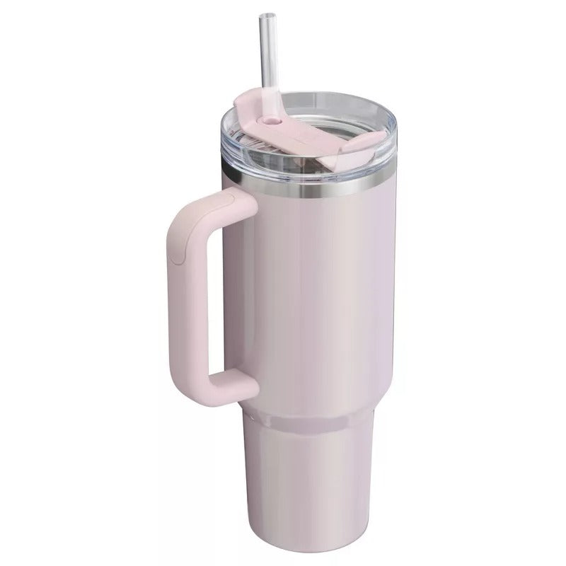 Stanley 40oz Flowstate™ Quencher Tumbler with Straw | Leak-Proof Stainless Steel Water Bottle, Hot & Cold Reusable Thermos for Travel, Gym & Daily Use