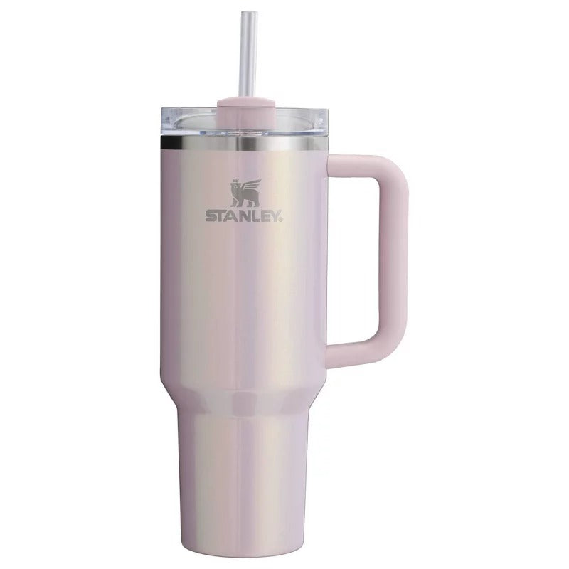 Stanley 40oz Flowstate™ Quencher Tumbler with Straw | Leak-Proof Stainless Steel Water Bottle, Hot & Cold Reusable Thermos for Travel, Gym & Daily Use
