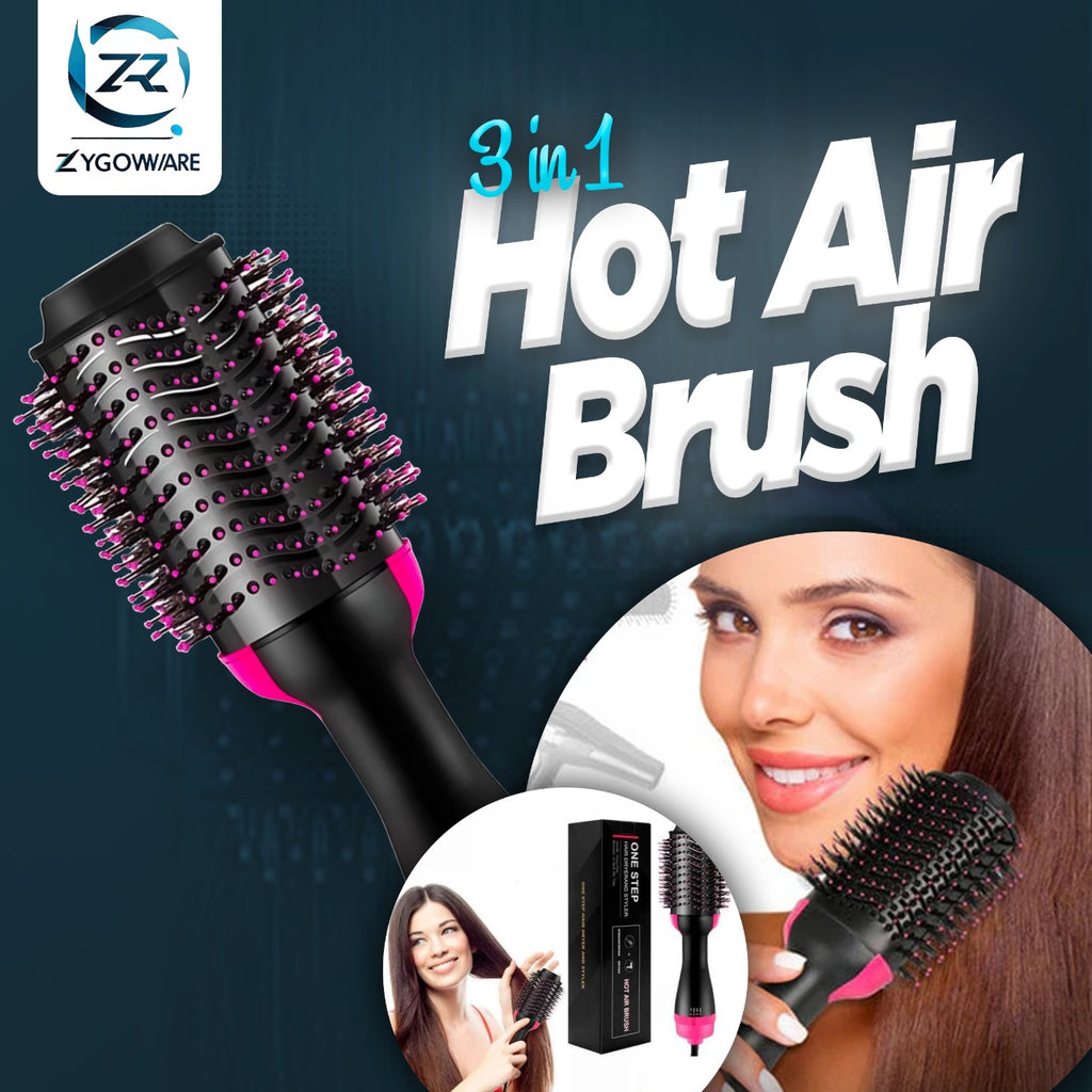 3 in 1 Hair Dryer Brush | Volumizer & Straightener