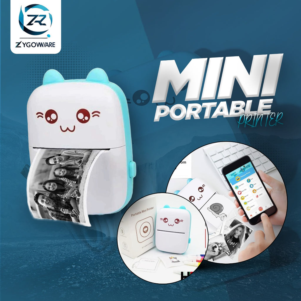 Mini Portable Printer | Wireless Bluetooth Pocket Printer