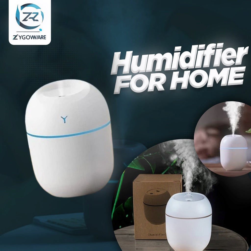 Ultrasonic Humidifier | Cool Mist Aroma Diffuser with LED