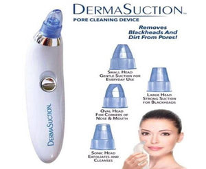 Derma-Suction Facial Pore Cleanser | Blackhead Remover, Acne Extractor & Deep Pore Vacuum Suction Tool